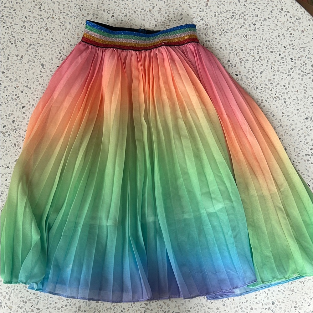 Lola and the Boys rainbow skirt
